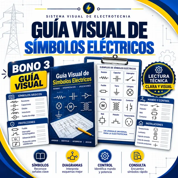 Capa del bono 03: GUIA VISUAL DE SÍMBOLOS ELÉTRICOS